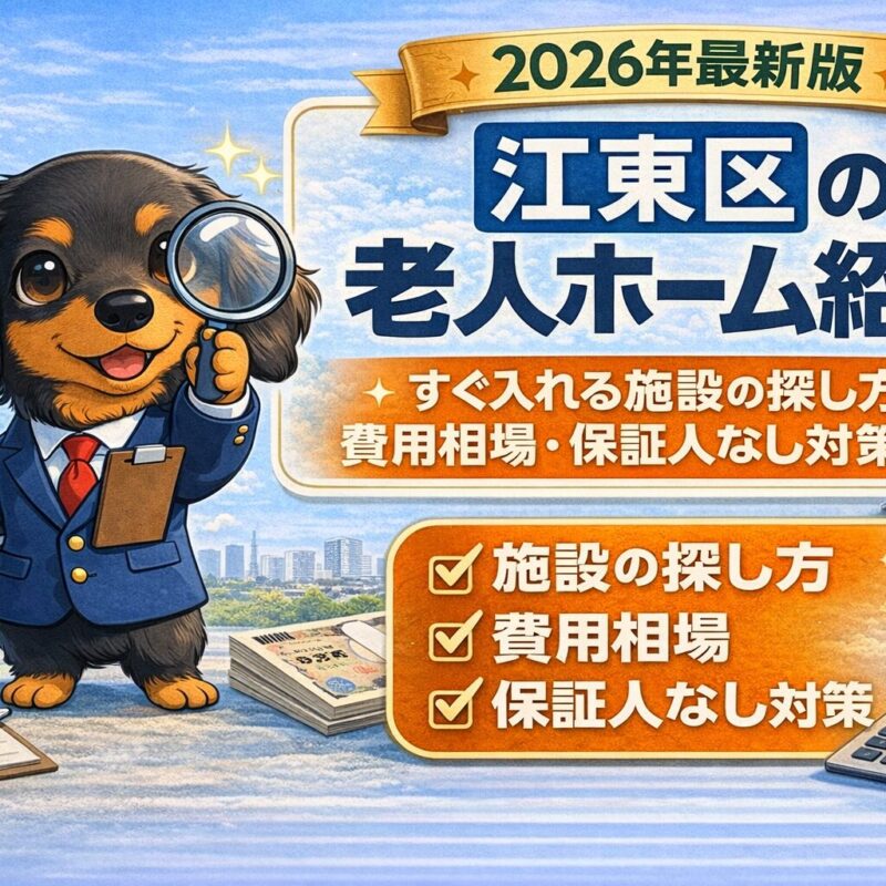 江東区の老人ホーム紹介ガイド