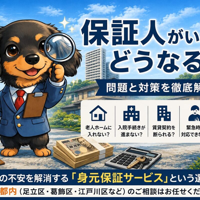 保証人がいない問題を解説する福祉のみらいのイメージ画像