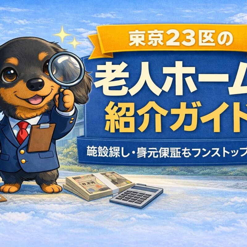 東京23区の老人ホーム紹介ガイド